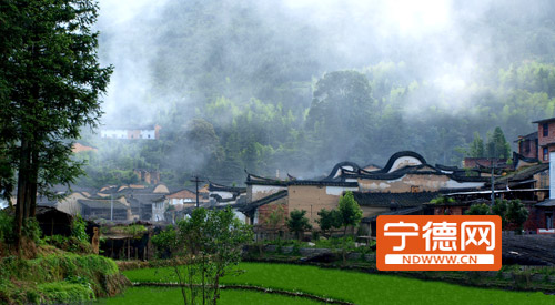 10月2日古田县国家级旅游生态古村落前洋历史文化名村 访名人故居"